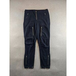 OAK‎ NYC Mens Bondage Straps & Zippers Cargo Pants 32x32 Black Moto Streetwear